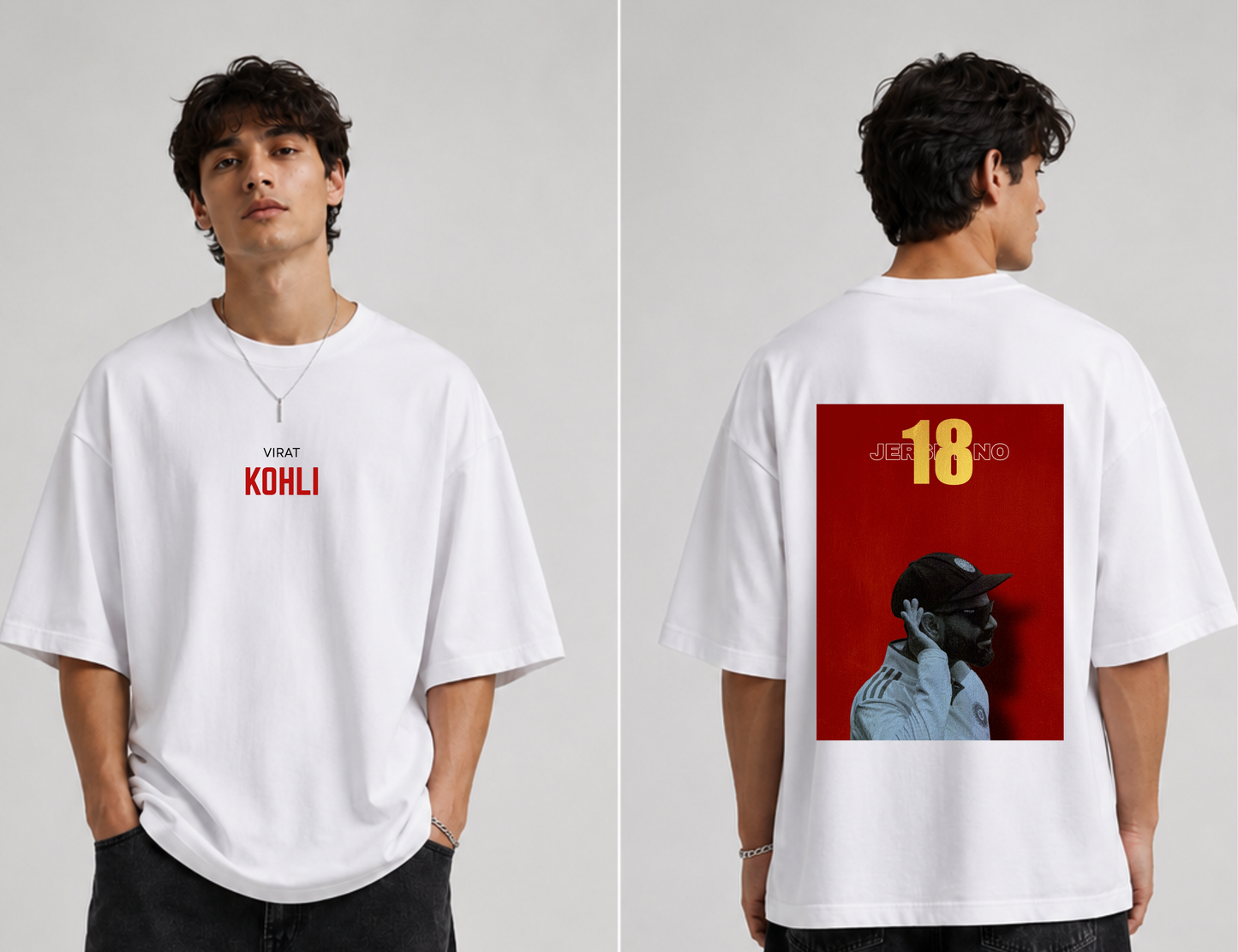 GLiTCH // The Chase Premium Oversized T-Shirt | Inspired by Virat Kohli