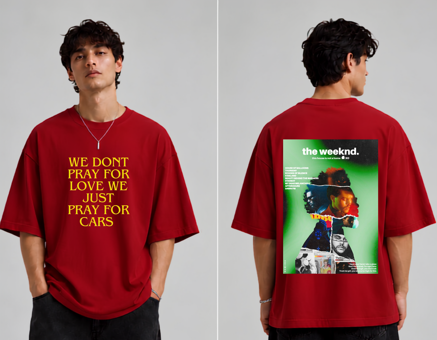 GLiTCH // After Hours Archive Premium Oversized T-shirt // Weeknd